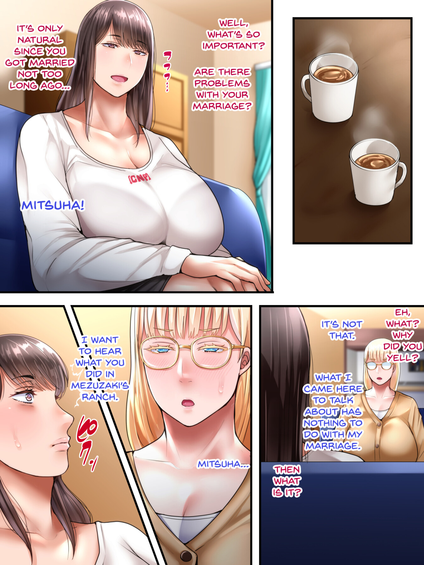 Hentai Manga Comic-My newlywed wife from overseas got down on her knees and begged me to have sex with another man --Chapter 1-30